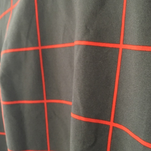 Merona Cap Sleeve Windowpane Blouse - Picture 3 of 3